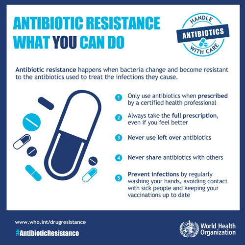 Antibiotic Resistance Scientific Infographic By Lab Dongle