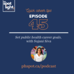 Quick Career Tips: Set public health career goals